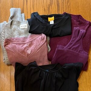 Women's Tops Collection - Black, Gray, Purple